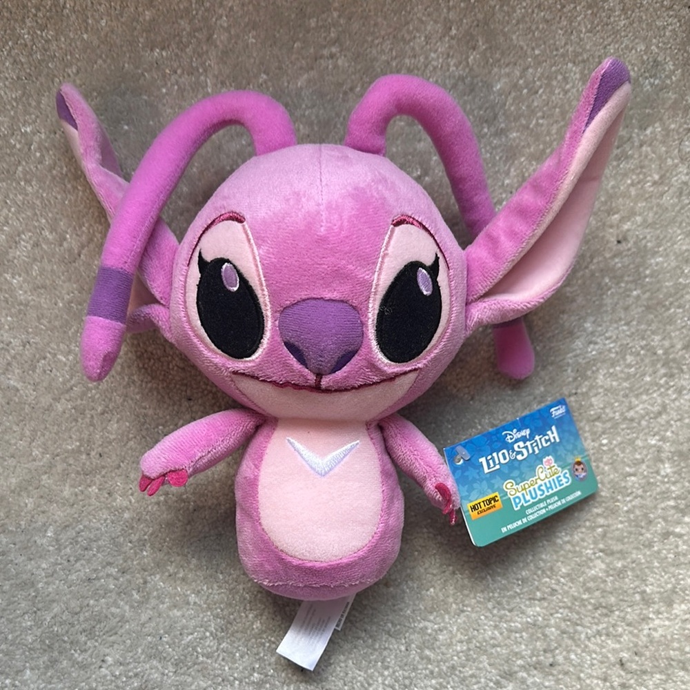 Disney Lilo & Stitch Angel Plush Toy - Pink - Hot Topic Exclusive